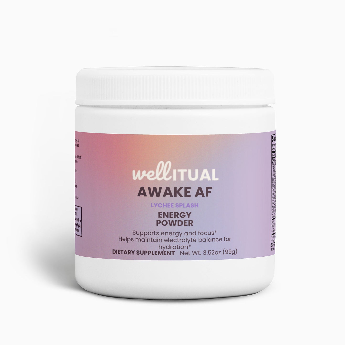 Awake AF Energy Powder - Lychee Splash