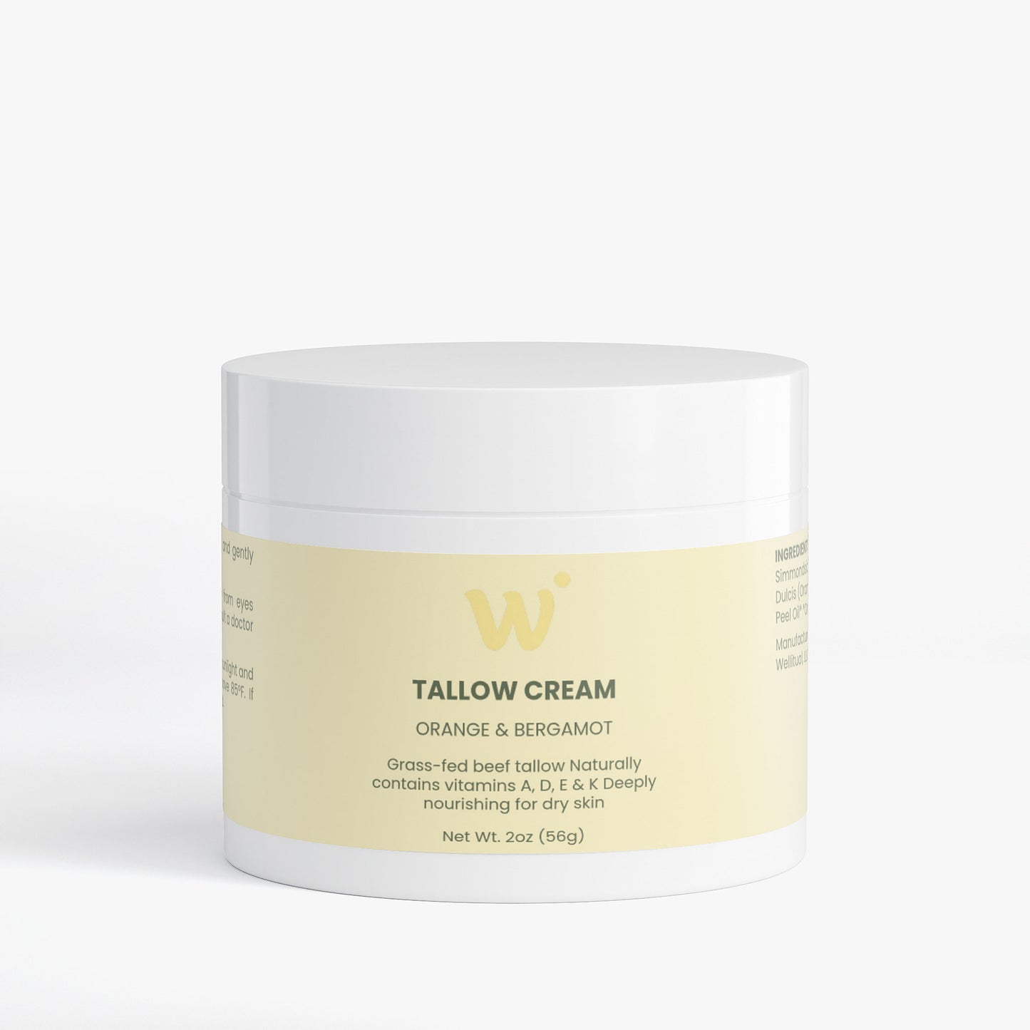 Tallow Cream Orange & Bergamot