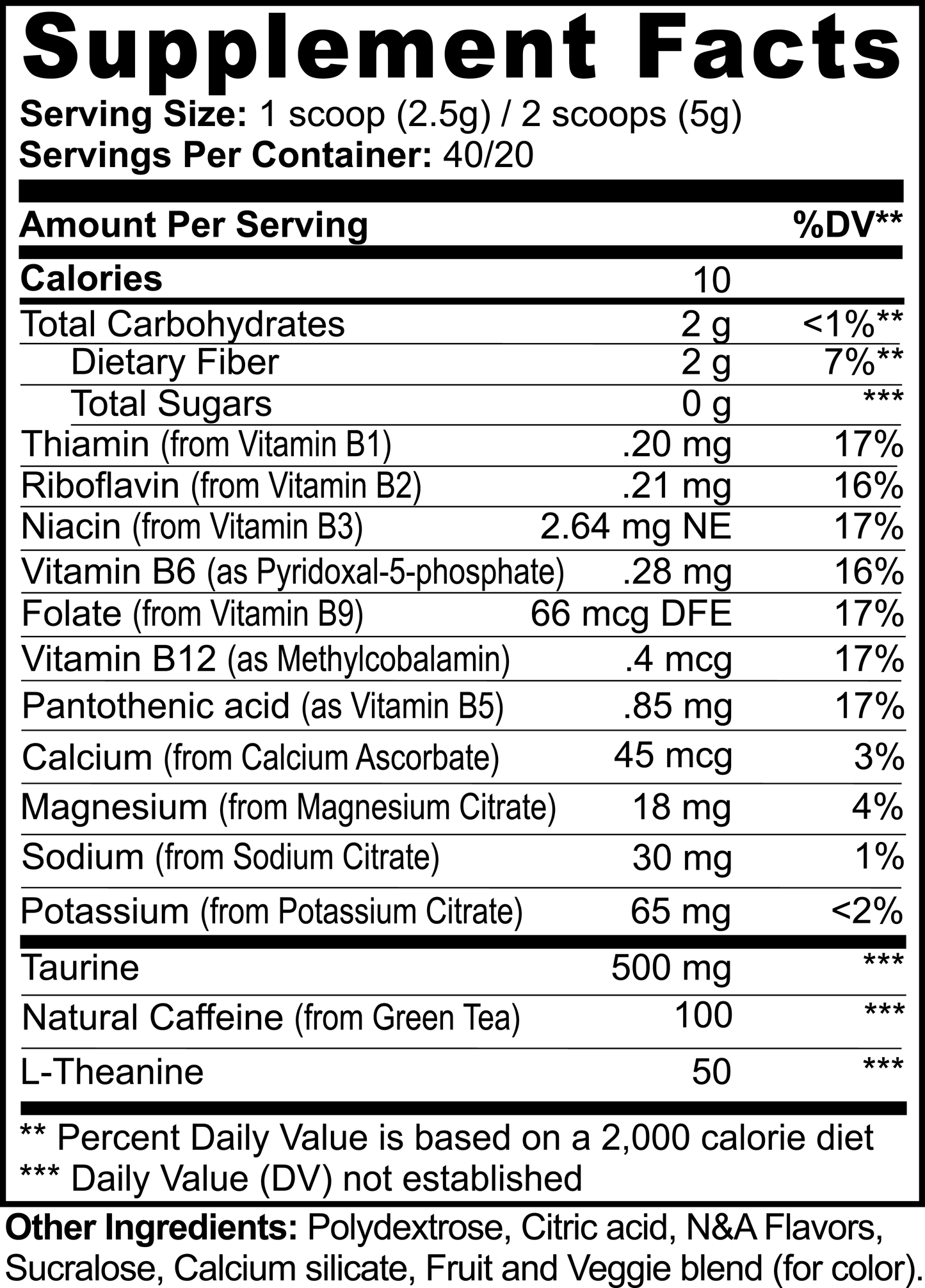 Awake AF Energy Powder - Lychee Splash